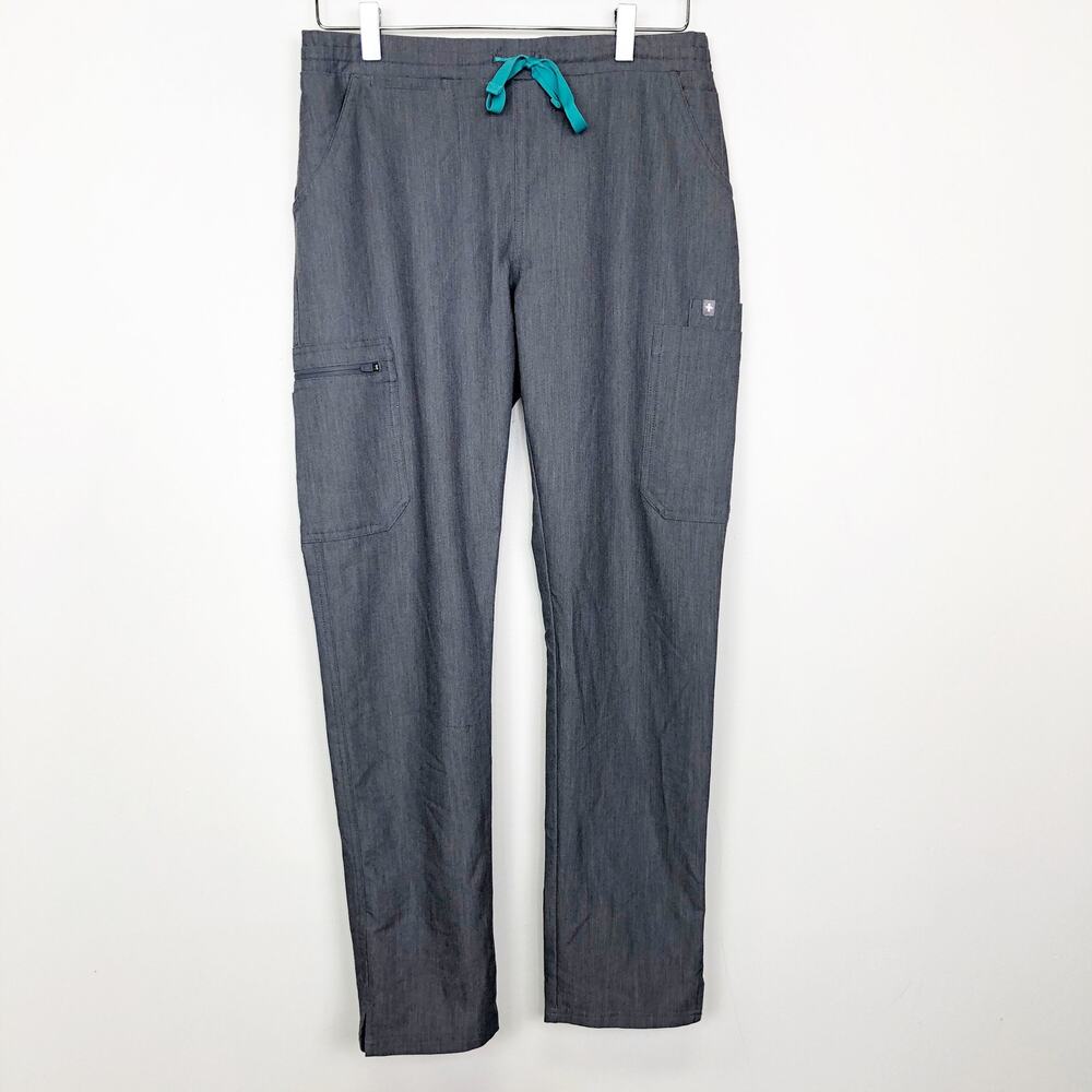 Figs Technical Collection Gray Scrub Pants S